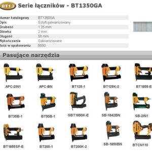 BOSTITCH VINYS BT13 50mm 5M 18GA