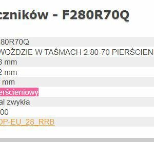 BOSTITCH VINYS F 2,80-70 R Q 9m