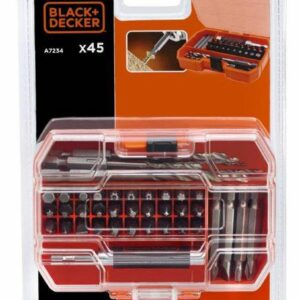 BLACK+DECKER PRIEDŲ RINKINYS 45 vnt.