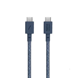 Native Union Belt kabelis (USB-C - USB-C) 1,2m, mėlynos spalvos - Image 2
