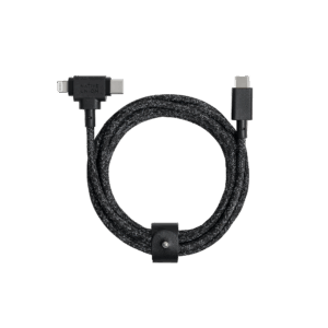 Native Union Belt Universal kabelis (USB-C – Lighting/USB-C) 1.5m, cosmos