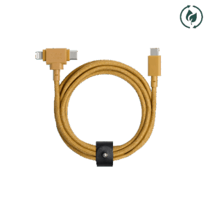Native Union Belt Universal kabelis (USB-C – Lighting/USB-C) 1.5m, kraft - Image 7