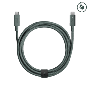 Native Union Belt kabelis Pro (USB-C - USB-C) 2,4m, žalios spalvos