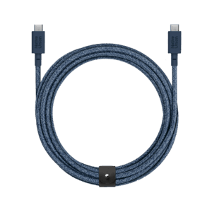Native Union Belt kabelis XL (USB-C - USB-C) 3m, mėlynos spalvos