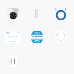 Reolink P434 Skliautas IP apsaugos kamera Vidaus ir lauko 3840 x 2160 pikseliai Lubos