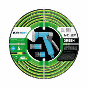 CELLFAST SODO ŽARNA GREEN ATS 1/2" 20m + PURKŠTUVŲ RINKINYS