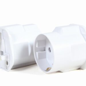 Gembird A-AC-EUFUKM-01 kintamosios srovės adapteris, EU Schuko lizdas su JK kištuku, 13 A