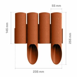 CELLFAST SODO PALISADA 4 vnt. 2,3 m PLYTŲ IMITACIJA DĖŽUTĖ