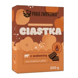 PAKA ZWIERZAKA jautiena su obuoliais – skanėstas šunims – 200g