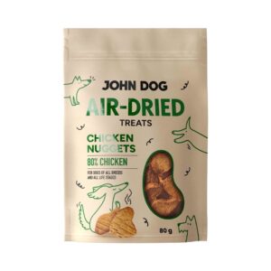 JOHN DOG Air-Dried Chicken nuggets - skanėstas šuniui - 80g