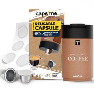 CAPSME Minimalist Pack daugkartinio naudojimo kapsulės (be kavos), Nespresso