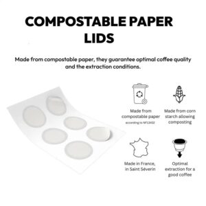 CAPSME Nespresso paper lids x102 - Image 3