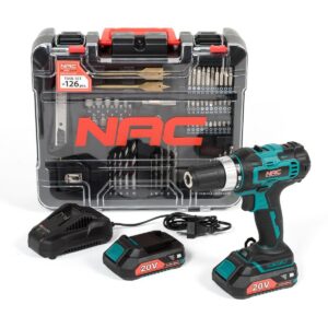 NAC SUKTUVAS 20V 2x2,0Ah + PRIEDAI