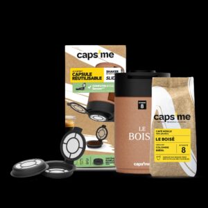 CAPSME Minimalist Pack daugkartinio naudojimo kapsulės (be kavos), Senseo