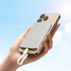 Mobile Origin Compact kabelis USB-C į USB-C, baltos spalvos - Image 15