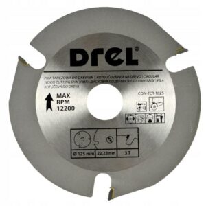 DREL DISKINIS PJŪKLAS MEDIENAI 125mm*22*3z