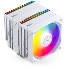 Jonsbo CB80 CPU Cooler, Dual-Tower, 2 x 120mm, PWM, RGB - white