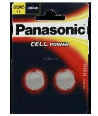 PANASONIC BATERIJA CR 2025EP/2B/2vnt.