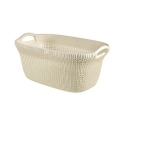 CURVER SKALBINIŲ KREPŠYS KNIT 40L / KREMINIS