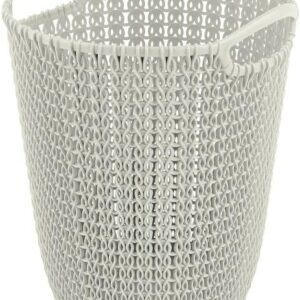 CURVER ŠIUKŠLIŲ DĖŽĖ POPIERIUI KNIT 7L / KREMINĖ