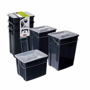 CURVER RŪŠIAVIMO DĖŽIŲ RINKINYS 3vnt 2x10L+6L