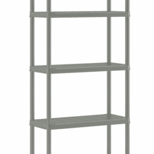KETER PLASTIKINĖ LENTYNA 5 LENTYNOS 75 x 32 x 176 cm PILKA IT....