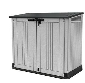 KETER SODO-BALKONO DĖŽĖ MIDI PILKAI JUODA 132x71,5x113,5cm