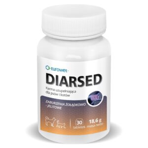 EUROWET Diarsed - papildai šunims ir katėms - 30 tablečių