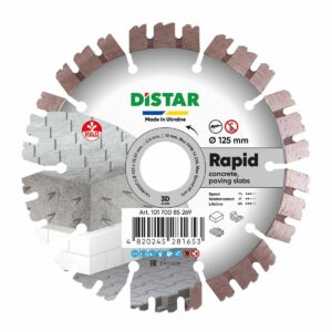 DISTAR DEIMANTINIS DISKAS RAPID 125 x 2,0/1,2 x 10 x 22,23