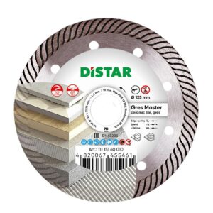 DISTAR DEIMANTINIS DISKAS GRES MASTER 125 x 1,4 x 10 x 22,23mm