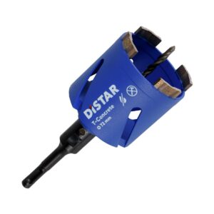 DISTAR DEIMANTINĖ KARŪNA T-CONCRETE / SDS+ 72 x 65-4 x M16
