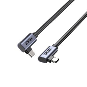 UNITEK C14147ABK01-1M - USB C 90°/90° PD 100W M/M 1M - Image 3
