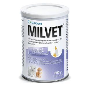 EUROWET Milvet - pieno pakaitalas šunims ir katėms - 800g