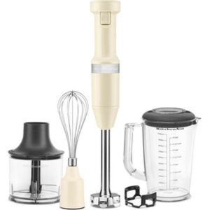 KitchenAid 5KHBV83EAC Panardinamas maišytuvas 180 W Kreminė spalva, Nerūdijančiojo plieno - Image 2