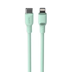 Havit CB6281 - C tipo USB ir „Lightning“ kabelis, 1 m (žalias) - Image 3