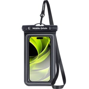 Mobile Origin vandeniui atsparus plūduriuojantis dėklas 6,5", juodos spalvos/baltos spalvos - Image 11