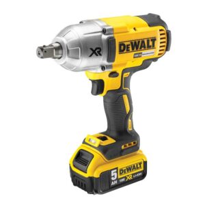 DEWALT SMŪGINIS VERŽLIASUKIS 1/2" 18V DCF899P2 950Nm 3-PAVARŲ 2x5,0Ah FIKSATORIUS
