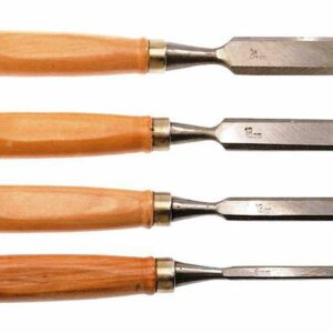 DREL PLOKŠČIŲ KALTŲ MEDIENAI RINKINYS 4 vnt. 6/12/18/24mm - Image 1