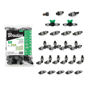 BRADAS KOMPLEKTAS LAISTYMO JUOSTOS PRIEDŲ 16mm /24vnt.