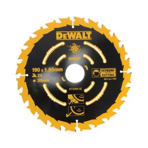 DEWALT DISKINIS PJŪKLAS 190x30mmx24z 1,65mm STORIO