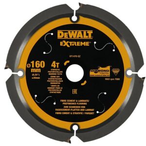 DEWALT DISKINIS PJŪKLAS 160x20mmx4z Fibre Cement