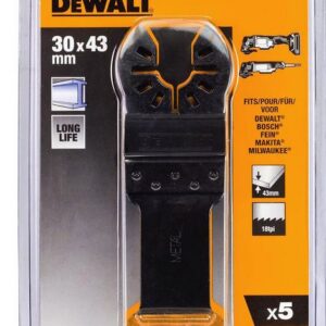 DEWALT MT PJŪKLELIS 30x43mm SU TITANO DANGA /5vnt. METALUI