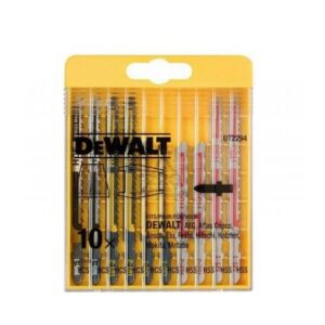 DEWALT PJŪKLELIS SIAURAPJŪKLIUI MIX 10vnt. MEDIENA/METALAS