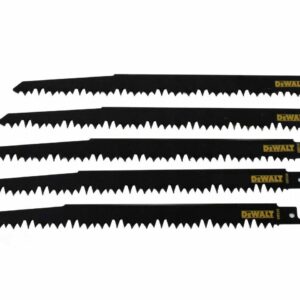 DEWALT PJŪKLELIAI SLUOKSNINIAMS PJŪKLAMS 240x5-6,5mm /5vnt.
