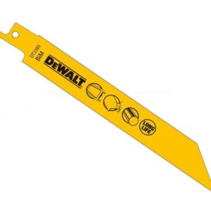 DEWALT PJŪKLELIO GELEŽTĖ SABELINIAM PJŪKLUI 152x1,1mm S922AF METALUI /5vnt.