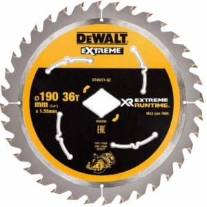 DEWALT DISKINIS PJŪKLAS 190x36z ROMBO FORMOS ANGA DCS577