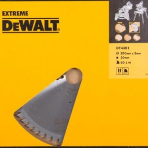 DEWALT DISKINIS PJŪKLAS 250x30mmx60z