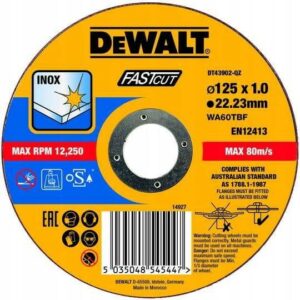 DEWALT PJOVIMO DISKAS METALUI 125x1,0mm