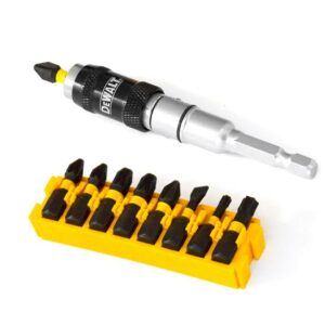 DEWALT ANTGALIŲ RINKINYS 10 vnt. TORSION SU ŠARNYRINIU LAIKIKLIU