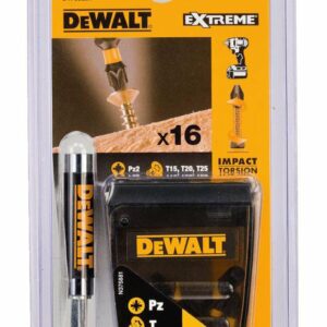 DEWALT ANTGALIŲ RINKINYS 16 vnt. TORSION